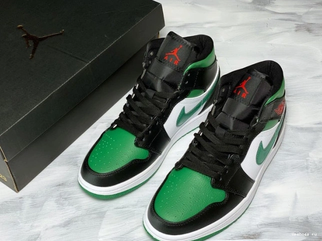 Toe Mid 1 554724-067 Green Jordan 0112